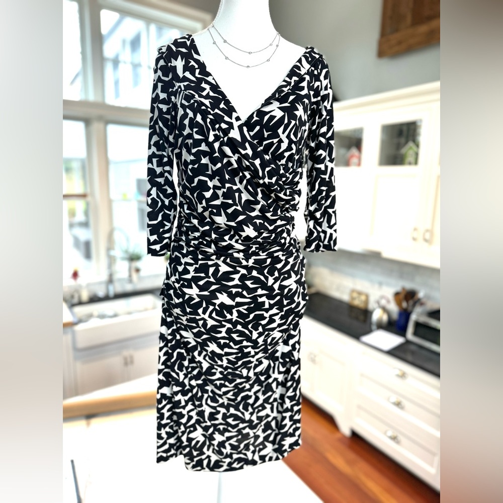 Diane Von Furstenberg Black and White Dress